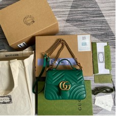 Gucci GG Marmont 547260 Top Handle Handbag Crossbody Bag GGBGA26