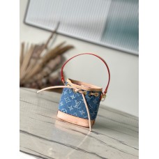 Louis Vuitton LV Denim Nano Neonoe M01700 Bucket Bag Shoulder Bag Hobo LLBGE12