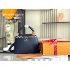 Louis Vuitton LV Capucines PM M12135 Tote Handbag Bag Purse LLBGC25