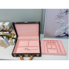 Louis Vuitton LV Boite Bijoux Pink inside Jewelry Case Box LLBGN10