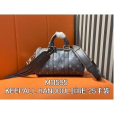 Louis Vuitton LV Keepall Bandouliere 25 M11595 Duffle Bag Shoulder Bag Luggage LLBGD10