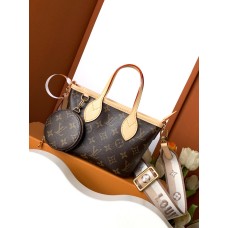 Louis Vuitton LV Neverfull BB M46705 Tote Shoulder Bag Shopping Bag LLBGJ14