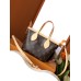 Louis Vuitton LV Neverfull BB M46705 Tote Shoulder Bag Shopping Bag LLBGJ15