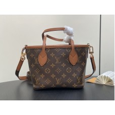 Louis Vuitton LV Neverfull Bandouliere Inside Out BB M12066 Tote Shoulder Bag Shopping Bag LLBGJ17