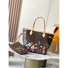 Louis Vuitton LV Neverfull MM M13271 Tote Shoulder Bag Shopping Bag LLBGJ23