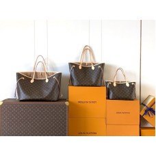 Louis Vuitton LV Neverfull GM MM PM M40990 M40995 M40994 Tote Shoulder Bag Shopping Bag LLBGJ24