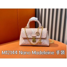 Louis Vuitton LV Nano Madeleine M12144 Shoulder Bag Top Handle Bag LLBGA153