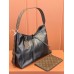 Louis Vuitton LV Carryall  Dark MM M25143 Shoulder Bag Crossbody Bag LLBGA155