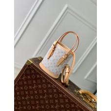 Louis Vuitton LV Nano Bucket M12317 Shoulder Bag Crossbody Bag LLBGA86