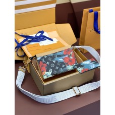 Louis Vuitton LV Gaston Shoulder Bag M83466 Clutch Purse Cosmetic Bag LLBGG33