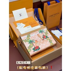 Louis Vuitton LV Pochette Voyage M41696 Clutch Purse Cosmetic Bag LLBGG48