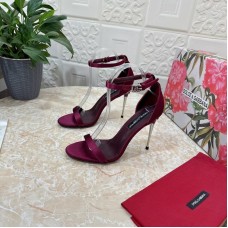 Dolce & Gabbana DG High Heel Shoes for Summer 10.5cm Women's Sandals Slides DGASHB03