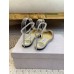 Jimmy Choo Flat Shoes for Summer Women's Sandals Slides JCSHA16