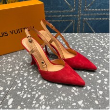 Louis Vuitton Heigh Heel Shoes 9.5cm Women's Shoes for Spring Autumn LSHEC27