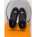 Louis Vuitton Fur Flat Lace Up Shoes Women's Shoes for Winter LSHED02