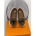 Louis Vuitton Fur Flat Lace Up Shoes Women's Shoes for Winter LSHED03