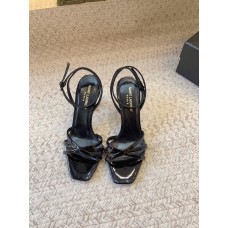 Yves Saint Lauren YSL High Heel Shoes for Summer 8.5cm Women's Sandals Slides YSSHA12
