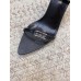 Yves Saint Lauren YSL High Heel Shoes for Summer 7.5cm Women's Sandals Slides YSSHA13