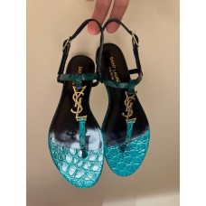 Yves Saint Lauren YSL Flat Shoes for Summer Women's Sandals Slides YSSHA15