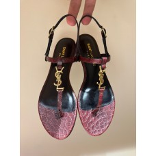 Yves Saint Lauren YSL Flat Shoes for Summer Women's Sandals Slides YSSHA16