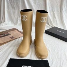 Chanel Women's Shoes Flat Tall Boots HXSCHD04