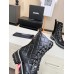 Chanel Women's Lace Up Shoes Flat Short Boots HXSCHD18