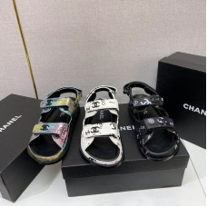 Chanel Women's Sandals Slides Flat Shoes for Summer HXSCHB01