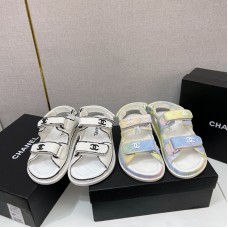 Chanel Women's Sandals Slides Flat Shoes for Summer HXSCHB02