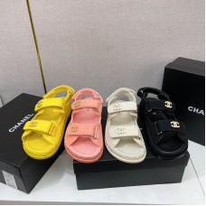 Chanel Women's Sandals Slides Flat Shoes for Summer HXSCHB04