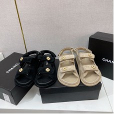 Chanel Women's Sandals Slides Flat Shoes for Summer HXSCHB05