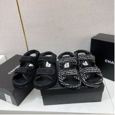 Chanel Women's Sandals Slides Flat Shoes for Summer HXSCHB06