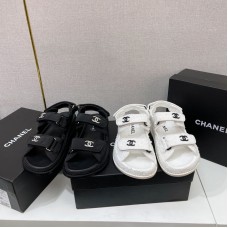Chanel Women's Sandals Slides Flat Shoes for Summer HXSCHB07