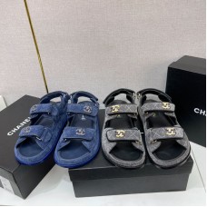 Chanel Women's Sandals Slides Flat Shoes for Summer HXSCHB09
