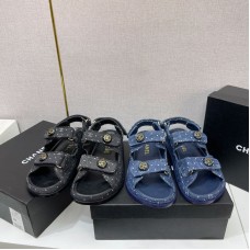 Chanel Women's Sandals Slides Flat Shoes for Summer HXSCHB10