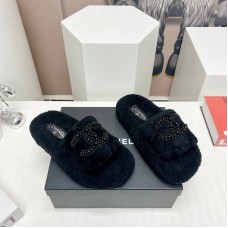 Chanel Women's Sandals Slides Flat Shoes for Winter HXSCHB115