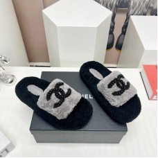 Chanel Women's Sandals Slides Flat Shoes for Winter HXSCHB117
