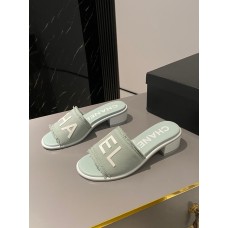 Chanel Women's Sandals Slides Heigh Heel Shoes for Summer 3.5cm HXSCHB126