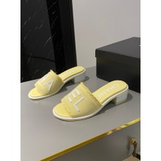 Chanel Women's Sandals Slides Heigh Heel Shoes for Summer 3.5cm HXSCHB127