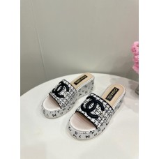 Chanel Women's Sandals Slides Heigh Heel Shoes for Summer 3cm platform 7cm heel HXSCHB158