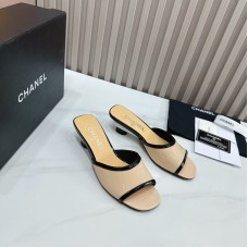 Chanel Women's Sandals Slides Heigh Heel Shoes for Summer 3.5cm HXSCHB177