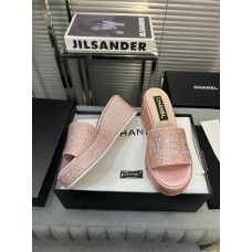 Chanel Women's Sandals Slides Heigh Heel Shoes for Summer 3cm platform 7cm heel HXSCHB42