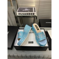 Chanel Women's Sandals Slides Heigh Heel Shoes for Summer 3cm platform 7cm heel HXSCHB44