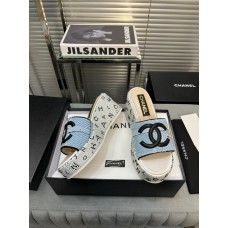 Chanel Women's Sandals Slides Heigh Heel Shoes for Summer 3cm platform 7cm heel HXSCHB48
