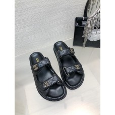 Chanel Women's Sandals Slides Flat Shoes for Summer HXSCHB61