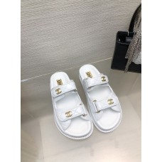 Chanel Women's Sandals Slides Flat Shoes for Summer HXSCHB67