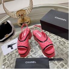 Chanel Women's Sandals Slides Heigh Heel Shoes for Summer 4cm platform 7.5cm heel HXSCHB72