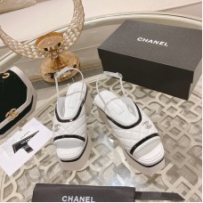 Chanel Women's Sandals Slides Heigh Heel Shoes for Summer 4cm platform 7.5cm heel HXSCHB73
