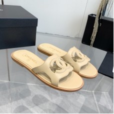 Chanel Women's Sandals Slides Flat Shoes for Summer HXSCHB82
