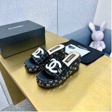 Chanel Women's Sandals Slides Heigh Heel Shoes for Summer 3cm platform 7cm heel HXSCHB98