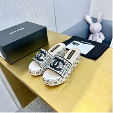 Chanel Women's Sandals Slides Heigh Heel Shoes for Summer 3cm platform 7cm heel HXSCHB99